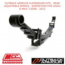 OUTBACK ARMOUR SUSPENSION KITS REAR ADJ BYPASS-EXPEDITION FIT ISUZU D-MAX 7/8-12